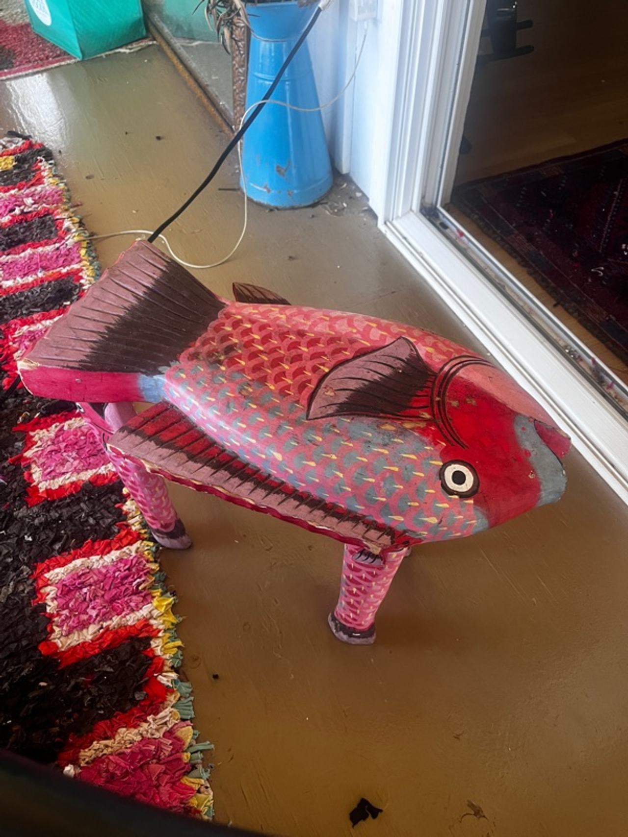 Bozo Salmon Fish Puppet Sculpture Full Size 36-inch