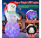 B&D 12FT Giant Christmas Inflatables Snowman Outdoor Decorations, Christmas Blow - Image 5