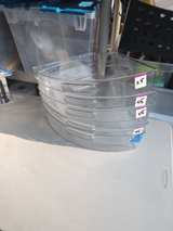 mDesign Plastic Lazy Susan Storage Bin - Image 2