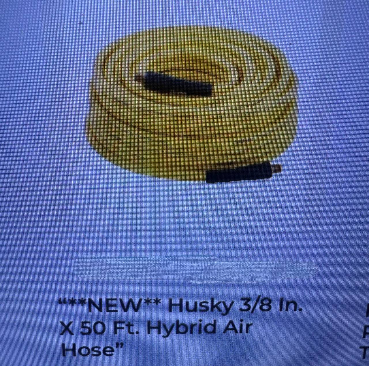 Husky 3/8 in. x 50 ft. Hybrid Air Hose