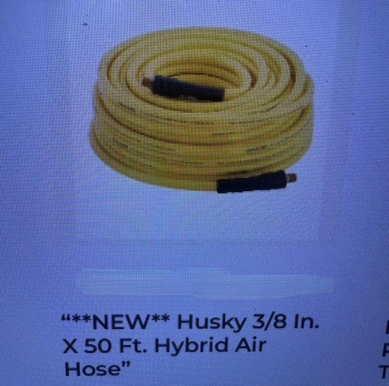 Husky 3/8 in. x 50 ft. Hybrid Air Hose