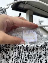 (LIKE NEW) Smocked Puff Sleeve Midi Dress - Image 3