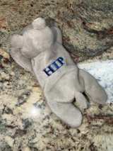5” Small HIP INSURANCE MASCOT Plush Hippo Stuffed Animal - Image 3