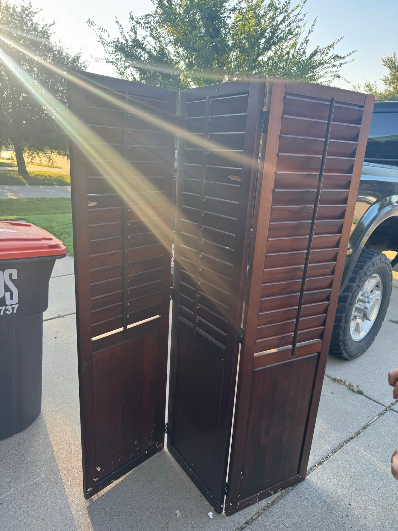 Wooden Room Divider