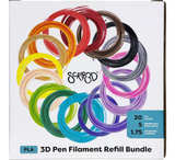 SCRIB3D Pen Filament Refills, 10 Colors, 100 Feet, 1.75mm PLA, Works with SCRIB3 - Image 2