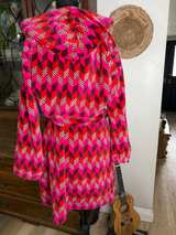 Vera Bradley Geometric Pattern Fleece Bathrobe - Image 2