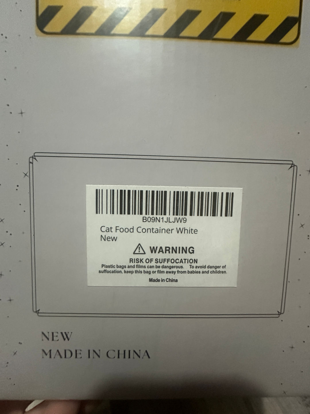 MERAKI Home Farmhouse Cat Food and Treats Containers + Feed Scoop