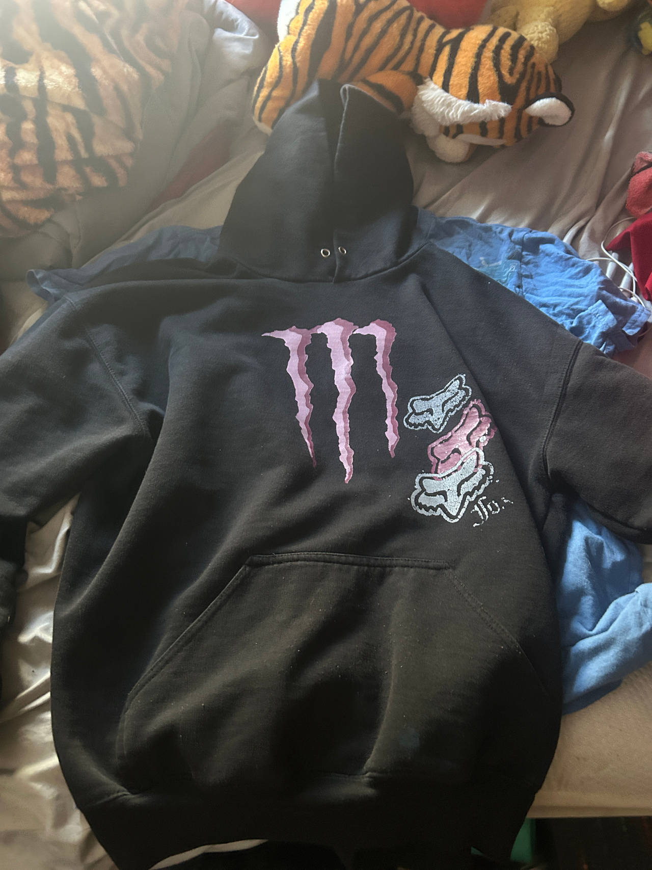 Fox Racing x Monster Energy Pink Logo Hoodie