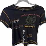 Urban Outfitters Midnight Flower Market Graphic Baby Tee - Image 1