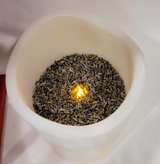 Red Decorative Lantern with Flameless Candle - Image 3