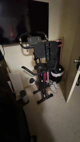 ADVENOR Folding Magnetic Exercise Bike with Arm Resistance Bands - Image 2