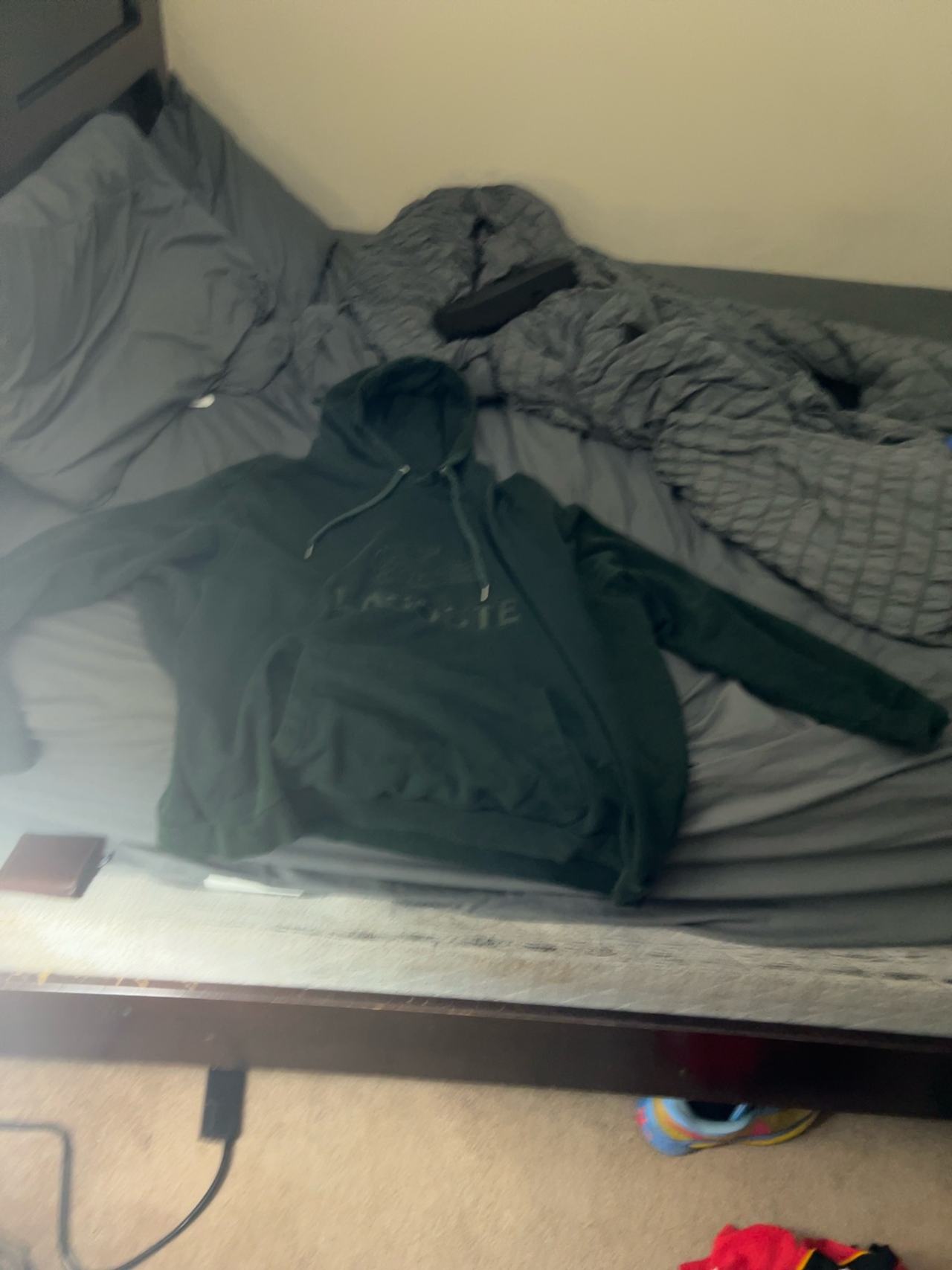 American Eagle Men's Green Hoodie