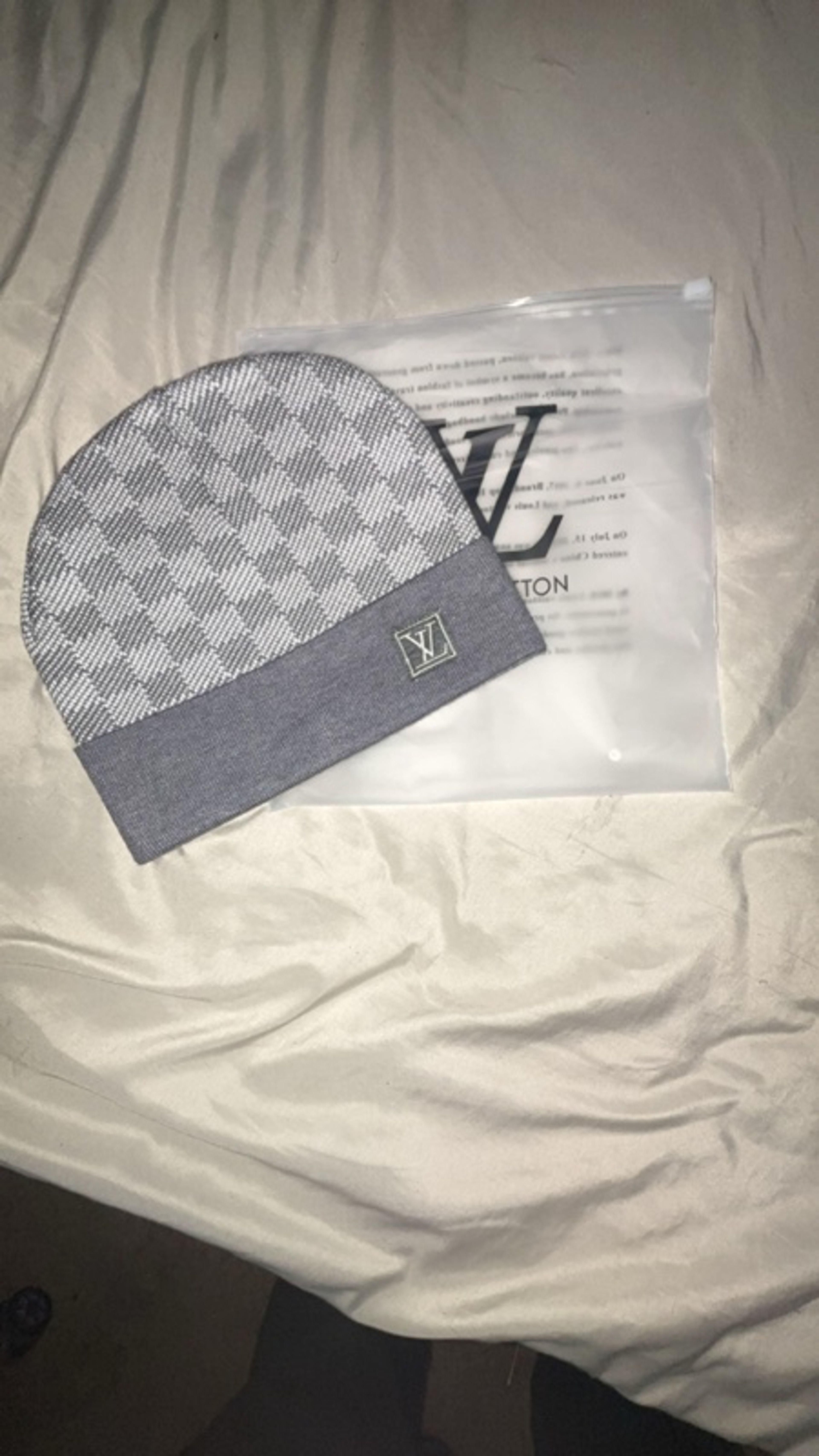 Louis Vuitton Neo Petit Damier Grey Beanie