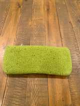 Sarah Oliver Handmade Green Felt Clutch Purse Starfish Jewel Pendant on Bag - Image 4