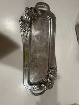 Hacienda Real Sand-Cast Aluminum Pewter Tray/Platter - Image 2