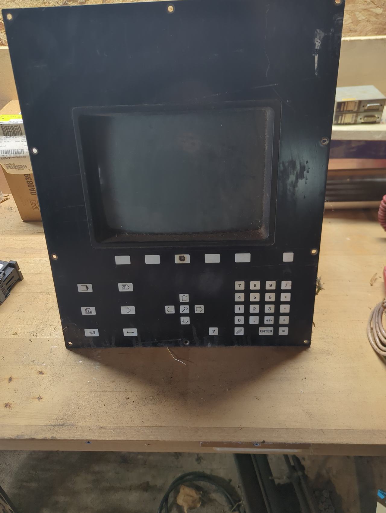 Fanuc CNC Operator Panel with CRT Display