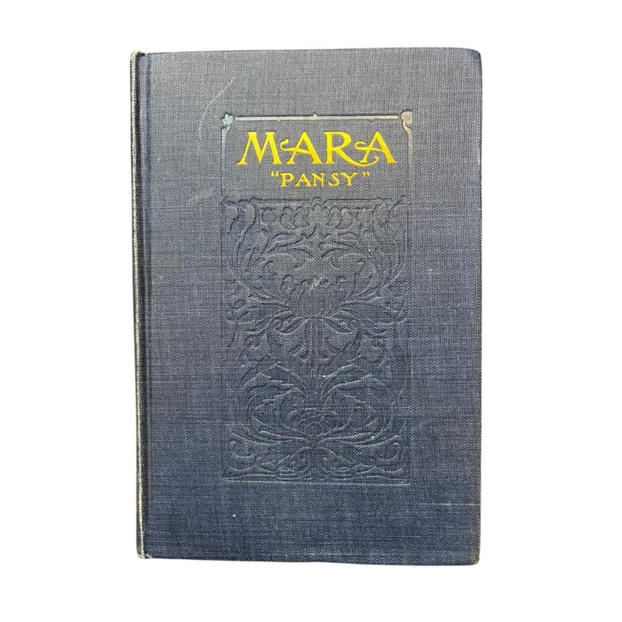 Mara Pansy Hardcover vintage controversial Story Book Read