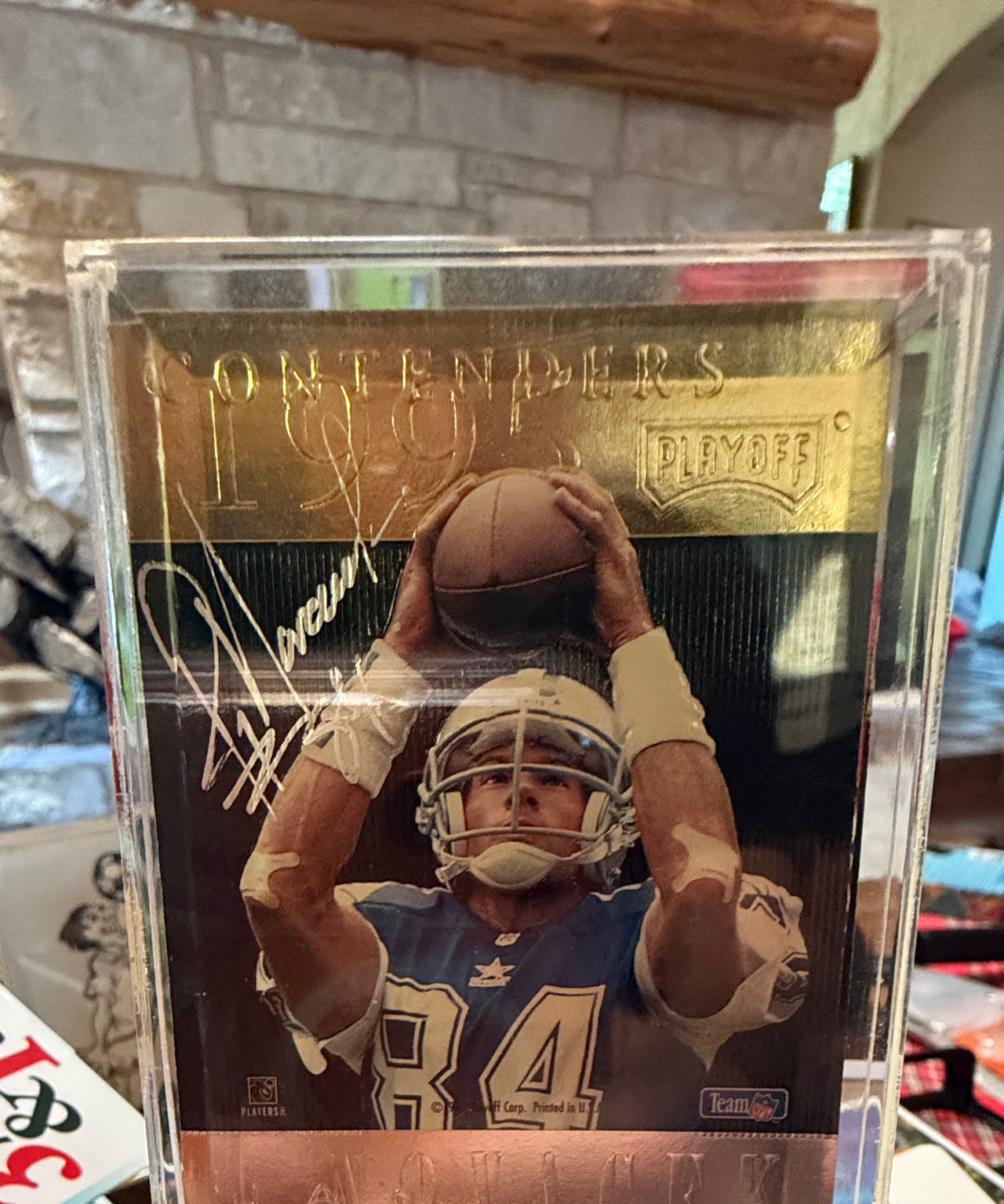 1995 Playoff Contenders Jay Novacek Autographed Card