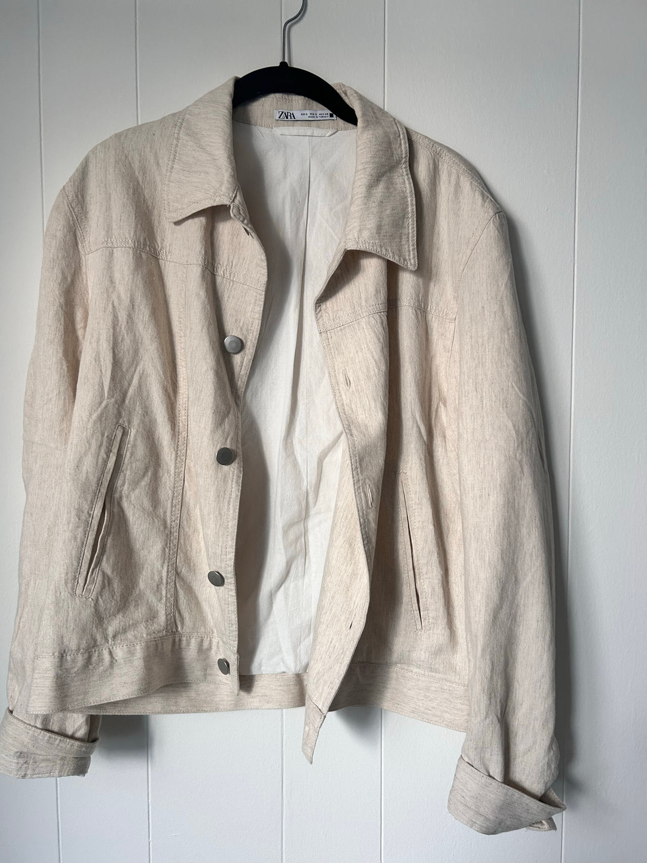 Zara Linen Blend Jacket