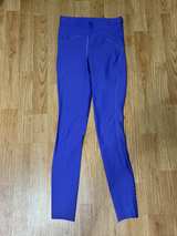 Lululemon Women's Size 4 Purple Fast Free High Rise Capri Activewear Leggings - Image 2