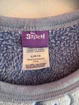 Disney Stitch Plush Fuzzy Fleece Pullover Sweatshirt and Pants Set (10/12) - Image 3