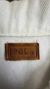 POL Embroidered Distressed Denim Vest medium - Image 5