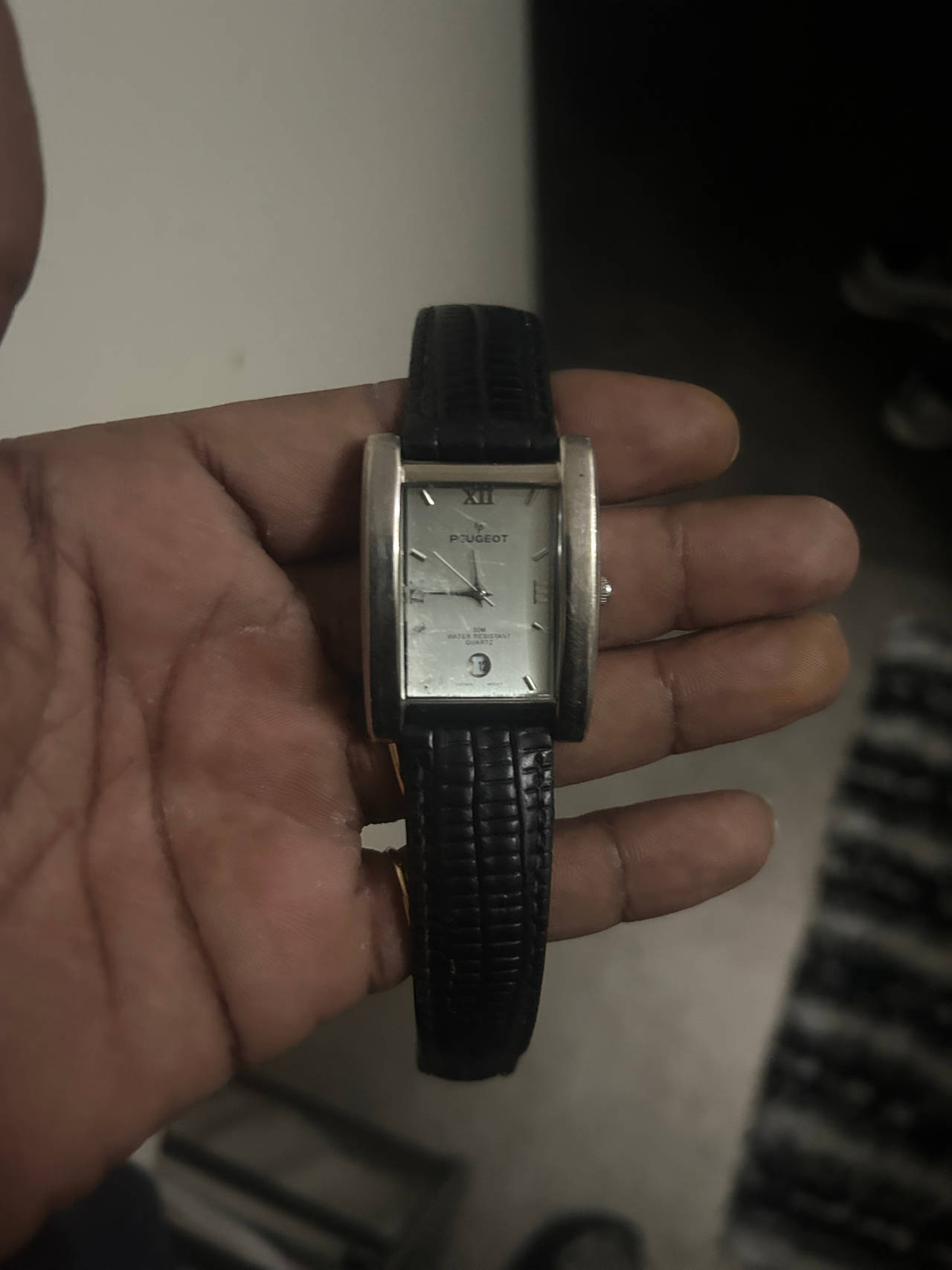 Peugeot Vintage Rectangular Quartz Watch