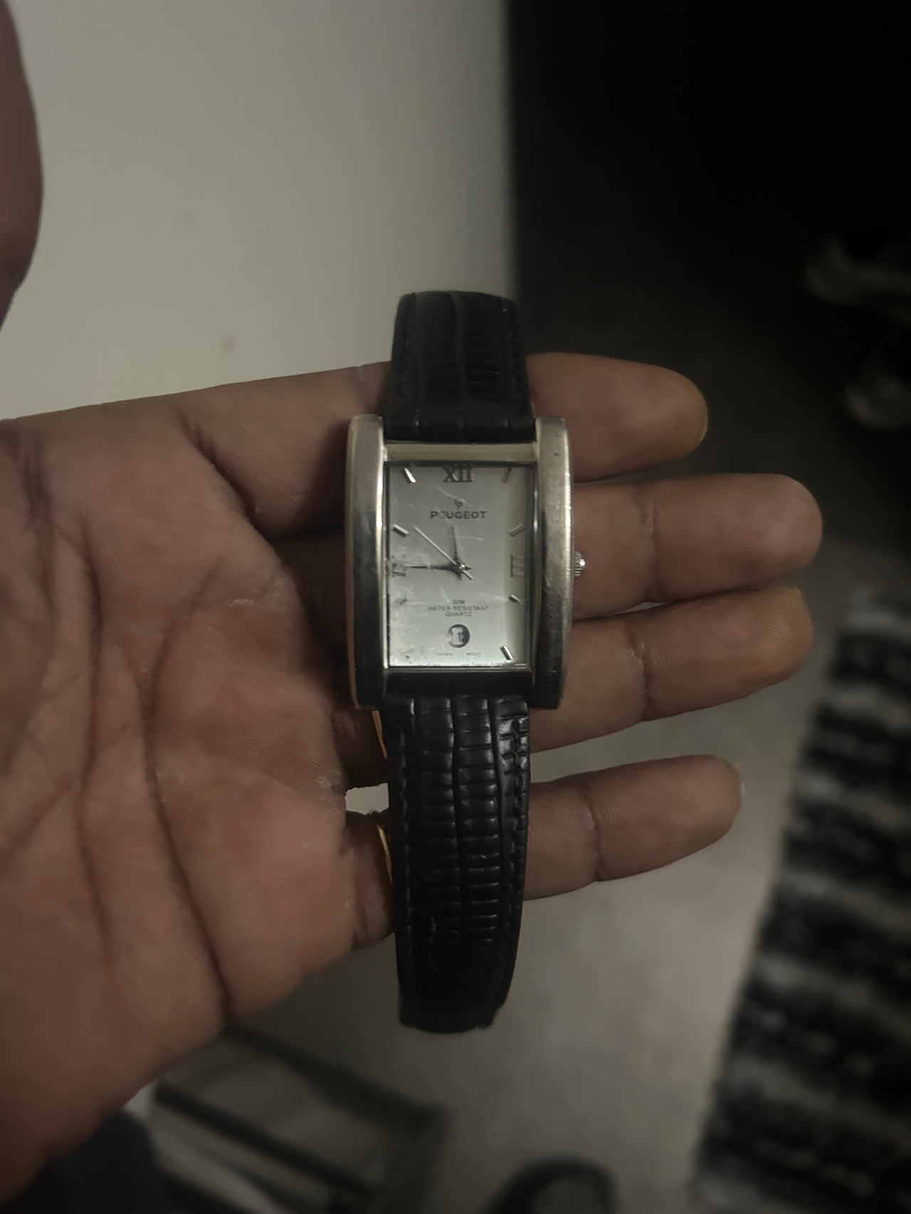 Peugeot Vintage Rectangular Quartz Watch