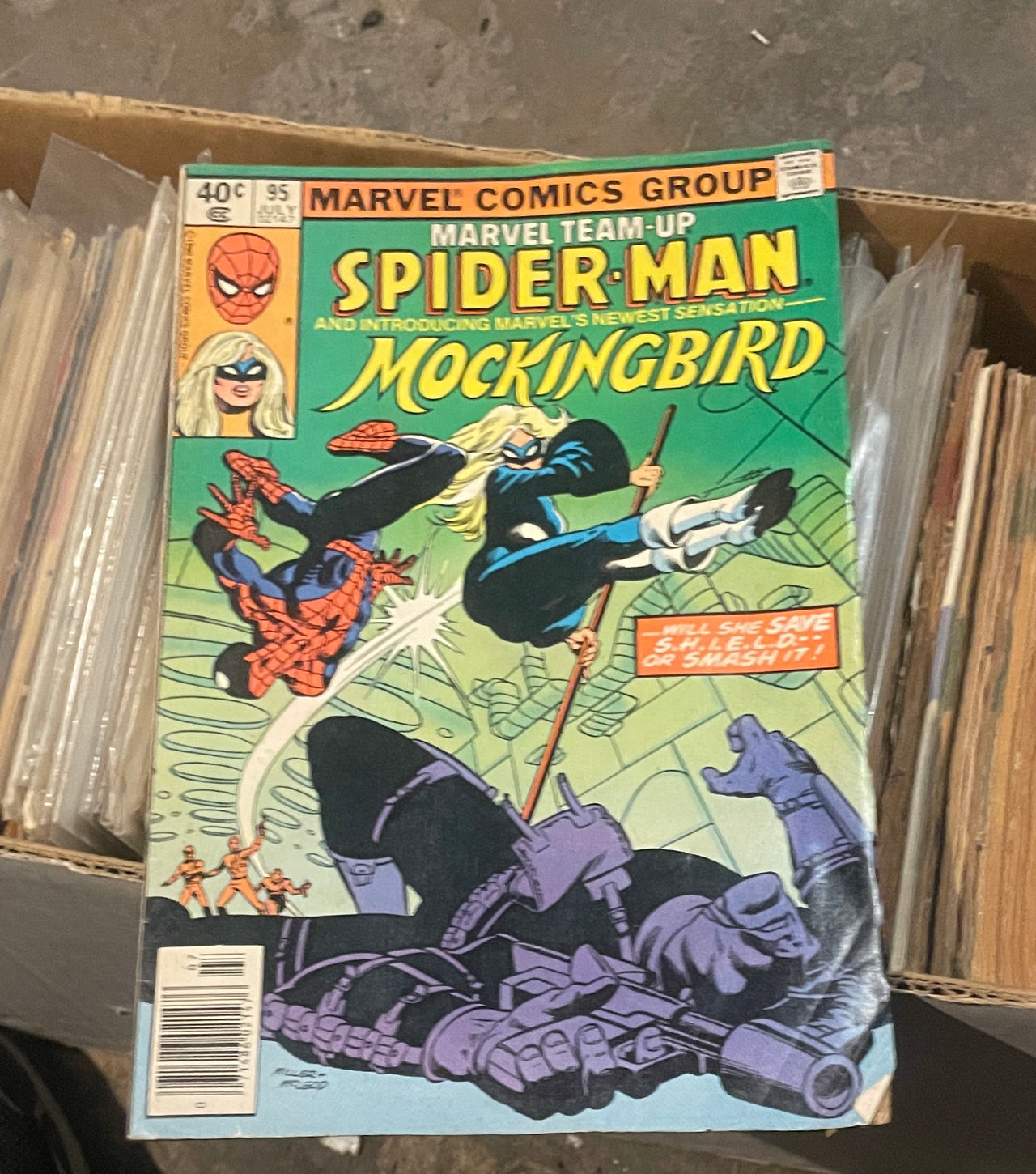 Marvel Team-Up #95 (July 1980) - First Appearance of Mockingbird