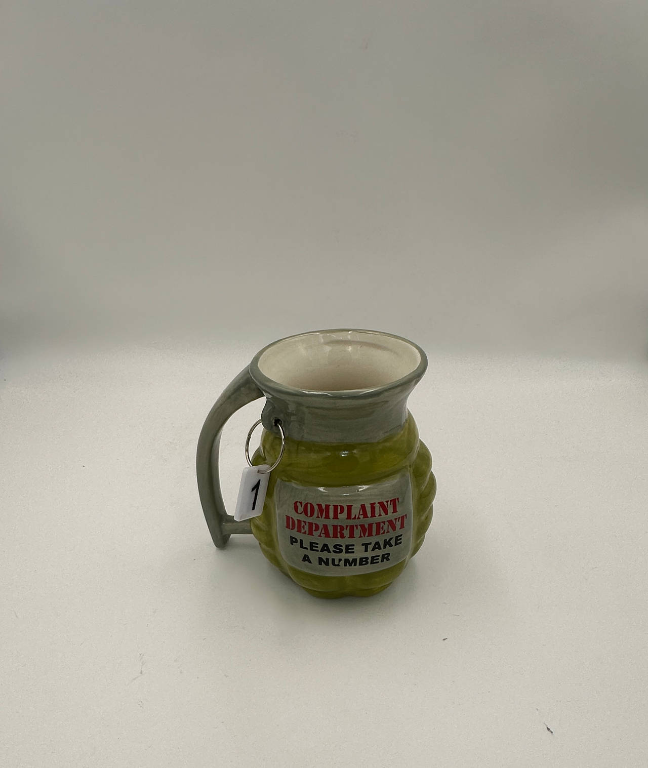 Complaint Department Grenade Mug