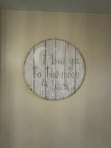 Rustic Wall Art Sign - Image 1