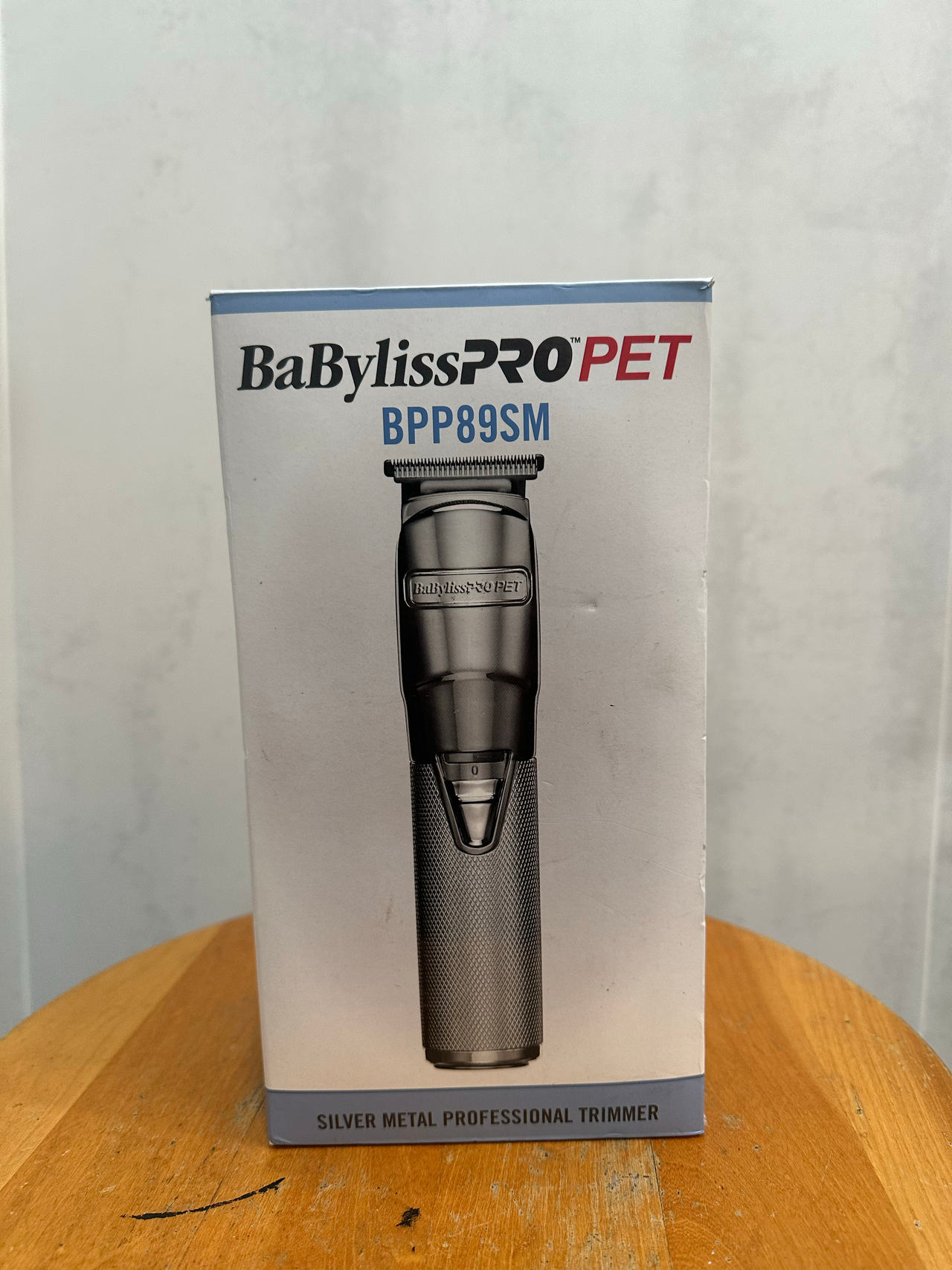 BaBylissPRO PET Silver Metal Professional Trimmer