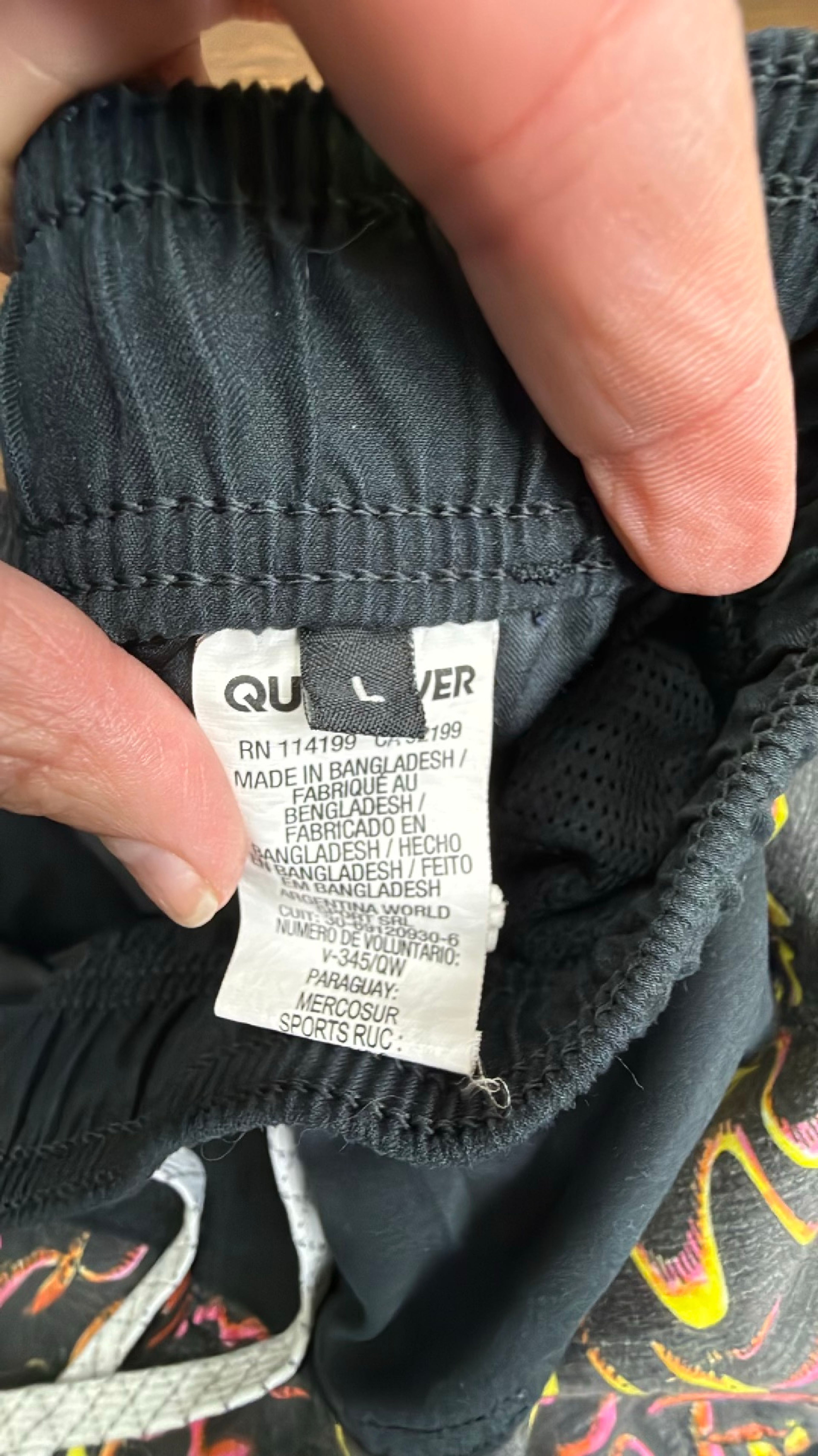 Quiksilver Volley Shorts Sun Pattern Large - Image 4