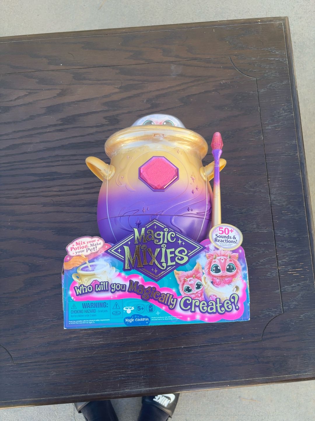 Magic Mixies Magical Mist Cauldron with Interactive Plush Toy