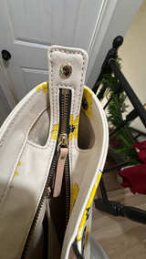Kate Spade Oops A Daisy Tote Yellow/White - Image 7