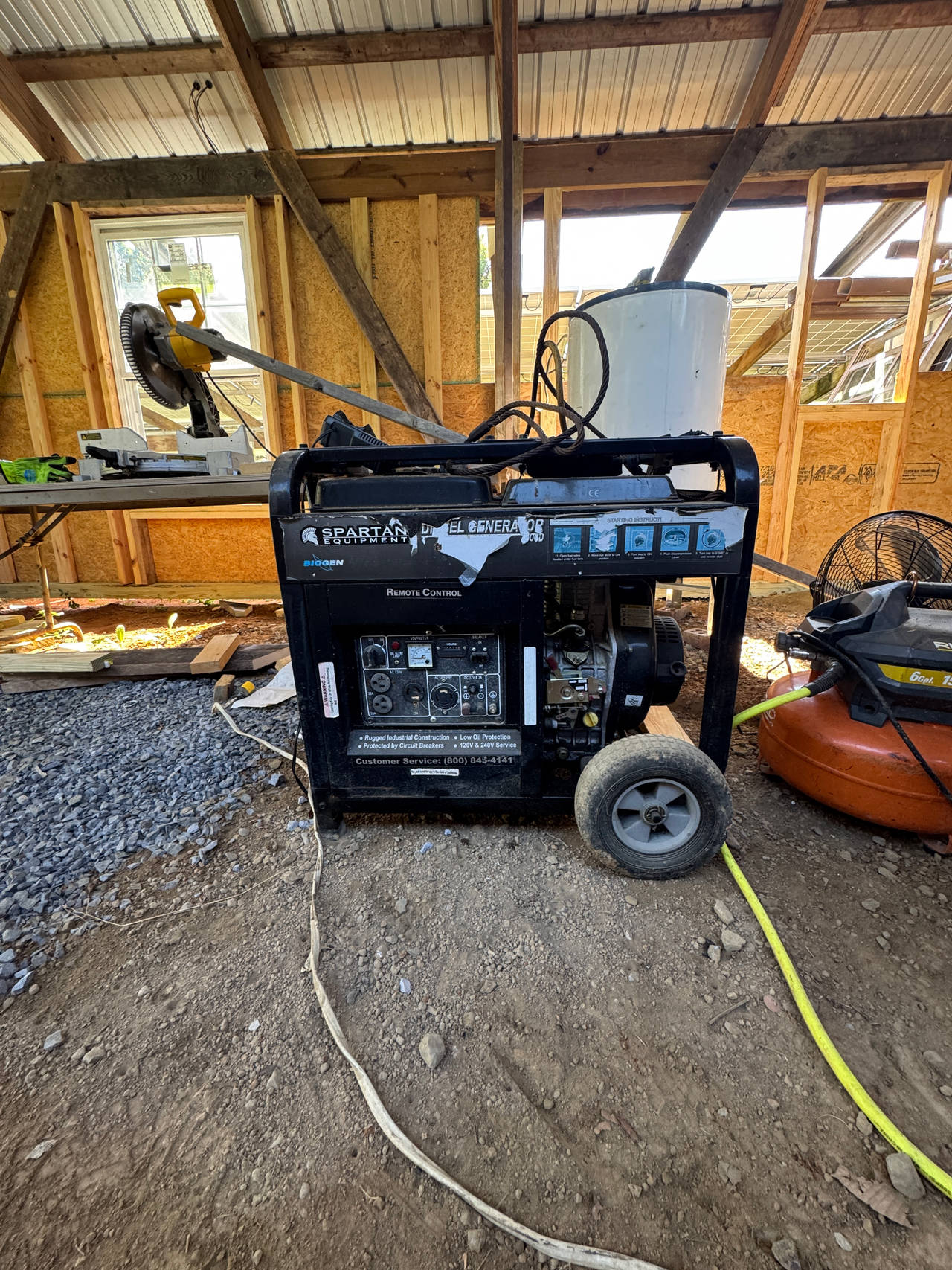 Spartan Power Dual Fuel Generator
