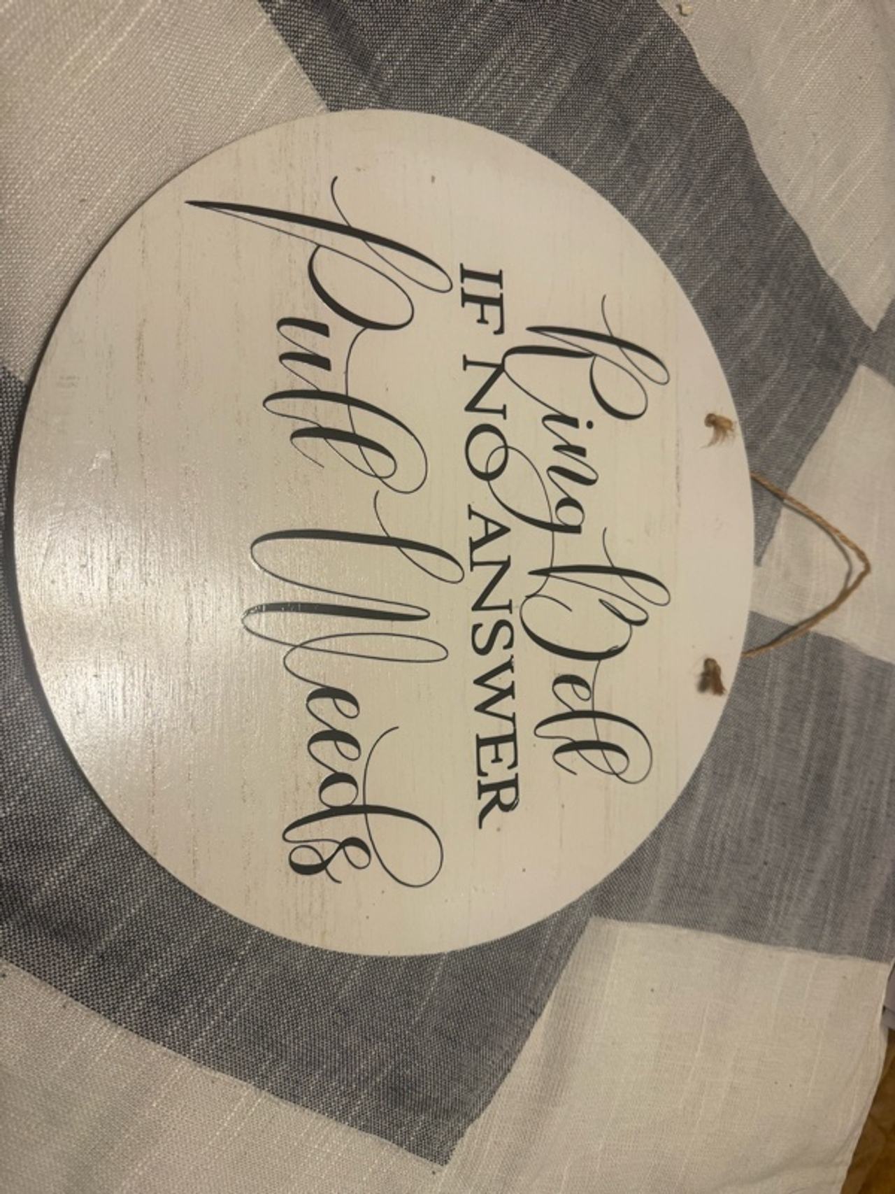 Wall Decor- Hanging Sign