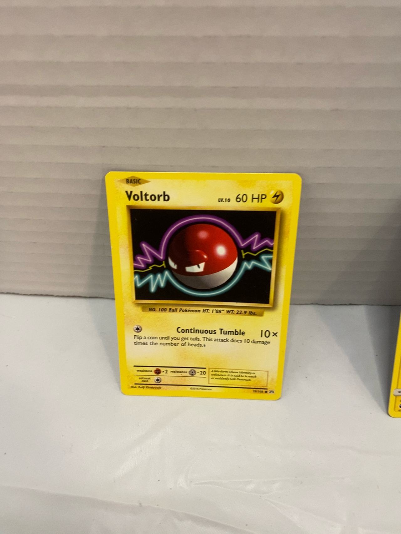 Pokemon Voltorb XY Evolutions #39/108 Reverse Holo
