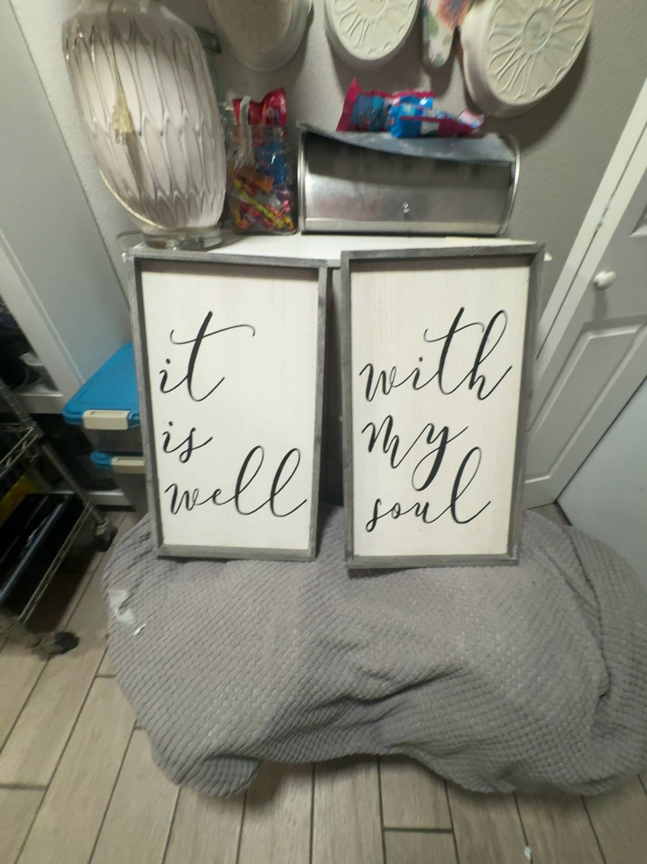 It is Well with My Soul Framed Wooden Sign