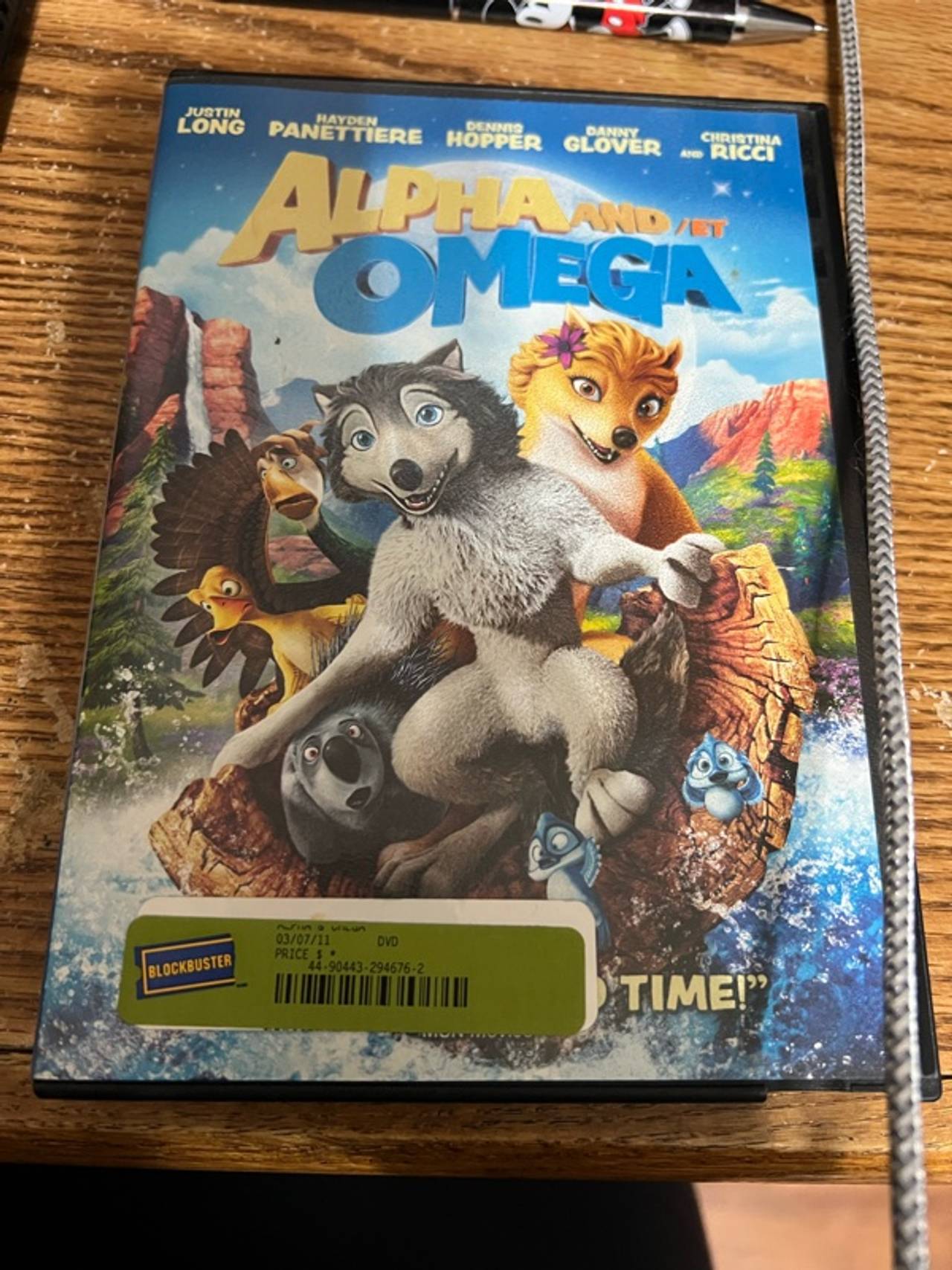 Lionsgate Alpha and Omega DVD