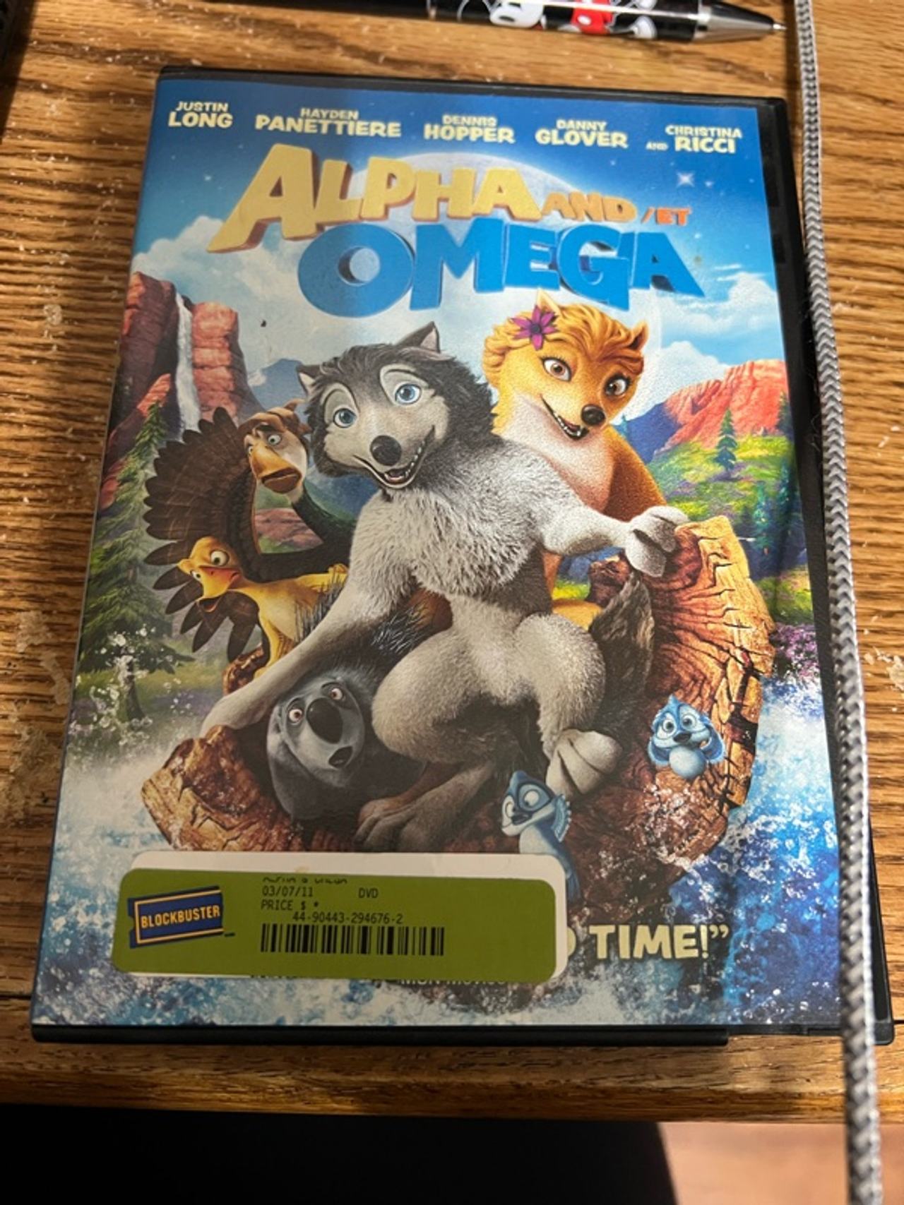 Lionsgate Alpha and Omega DVD