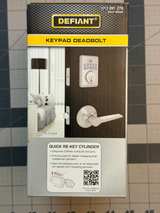 Defiant Keypad Deadbolt Satin Nickel - Image 2