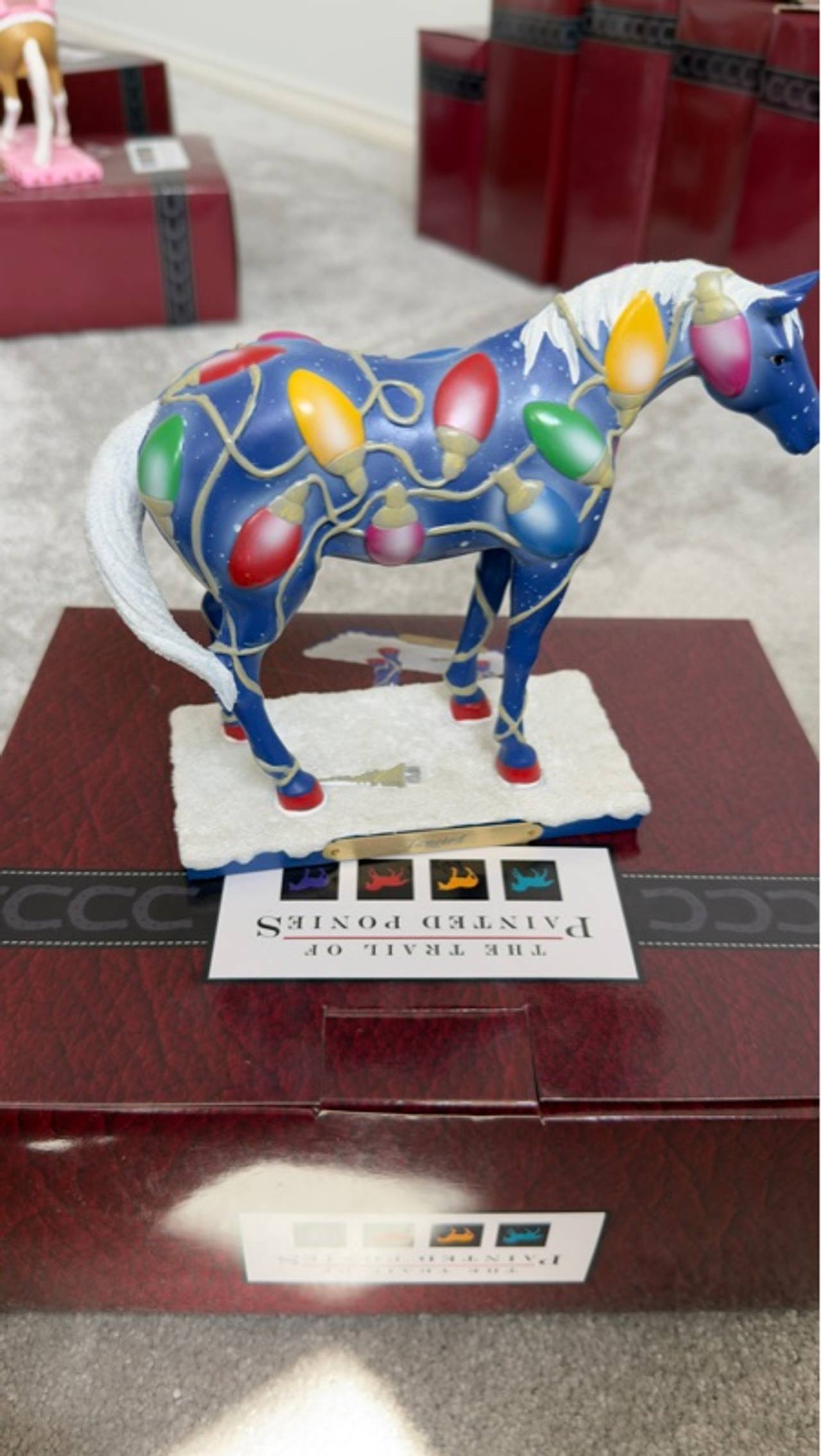 Trail of Painted Ponies tangled  Figurine