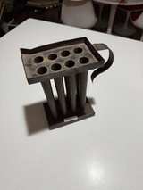 Antique 8-Tube Tin Candle Mold - Image 2