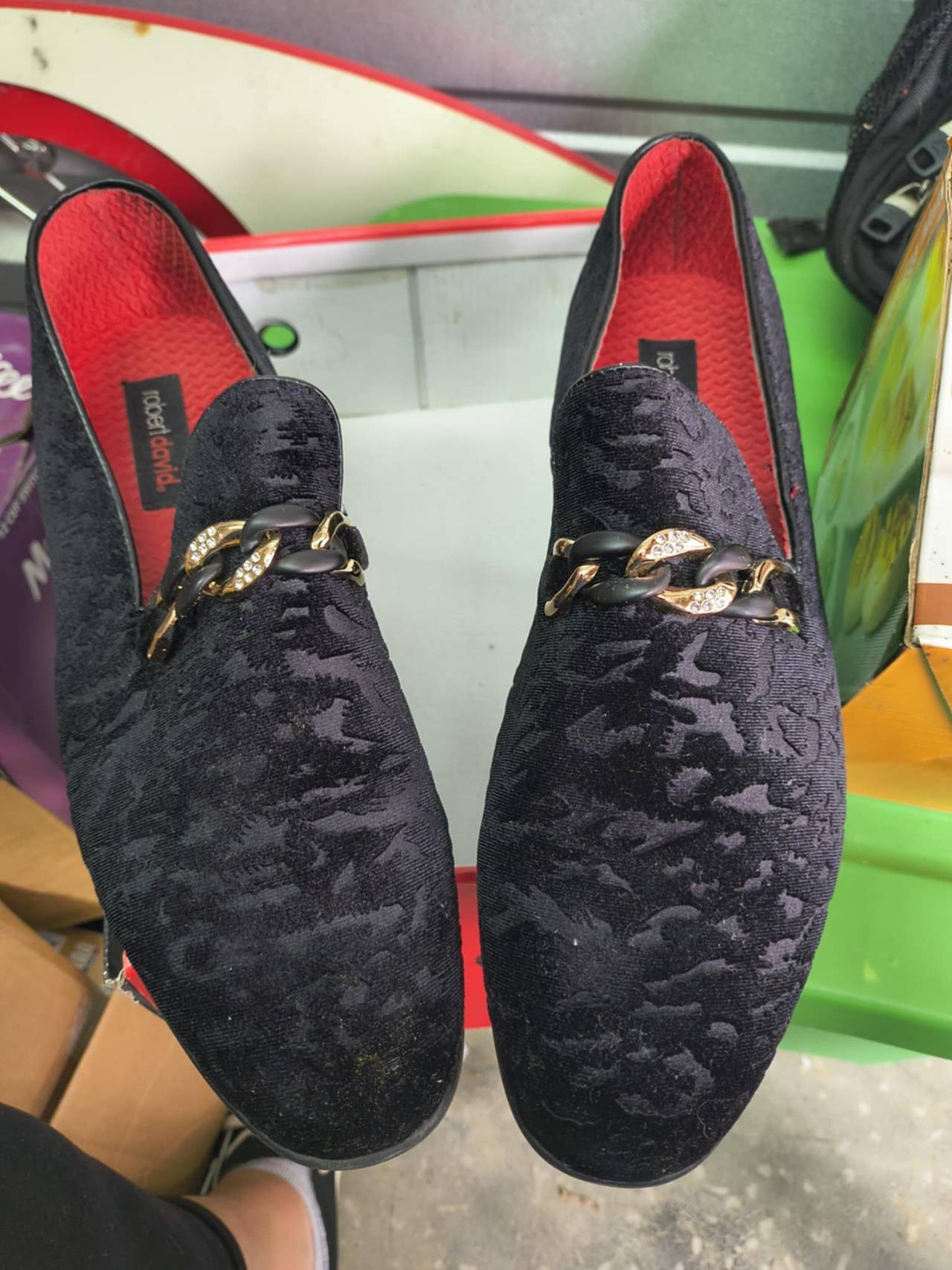Roberto Daniel Velvet Loafers