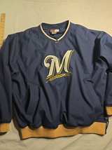 Nike Milwaukee Brewers MLB Authentic Collection Pullover Windshirt - Image 2