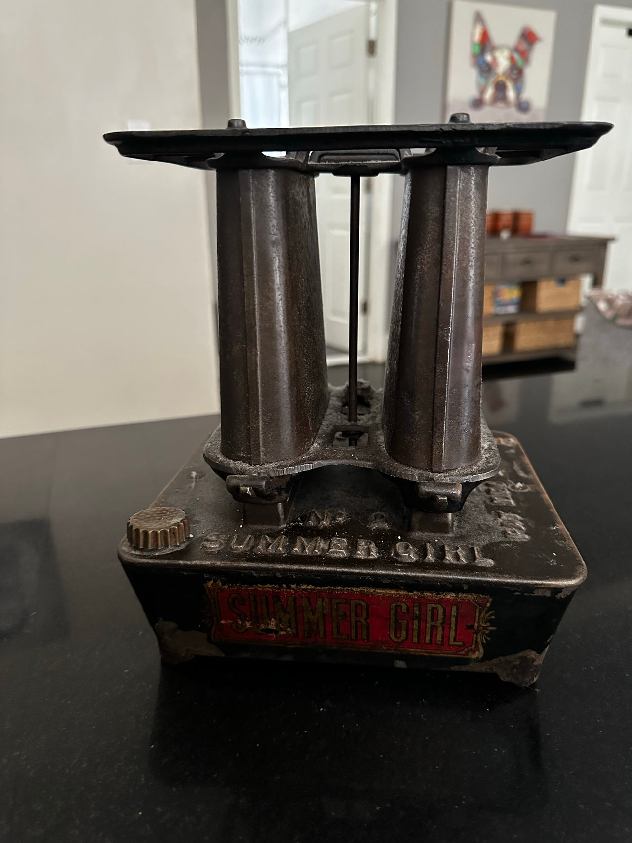 Antique Sad Iron Heater