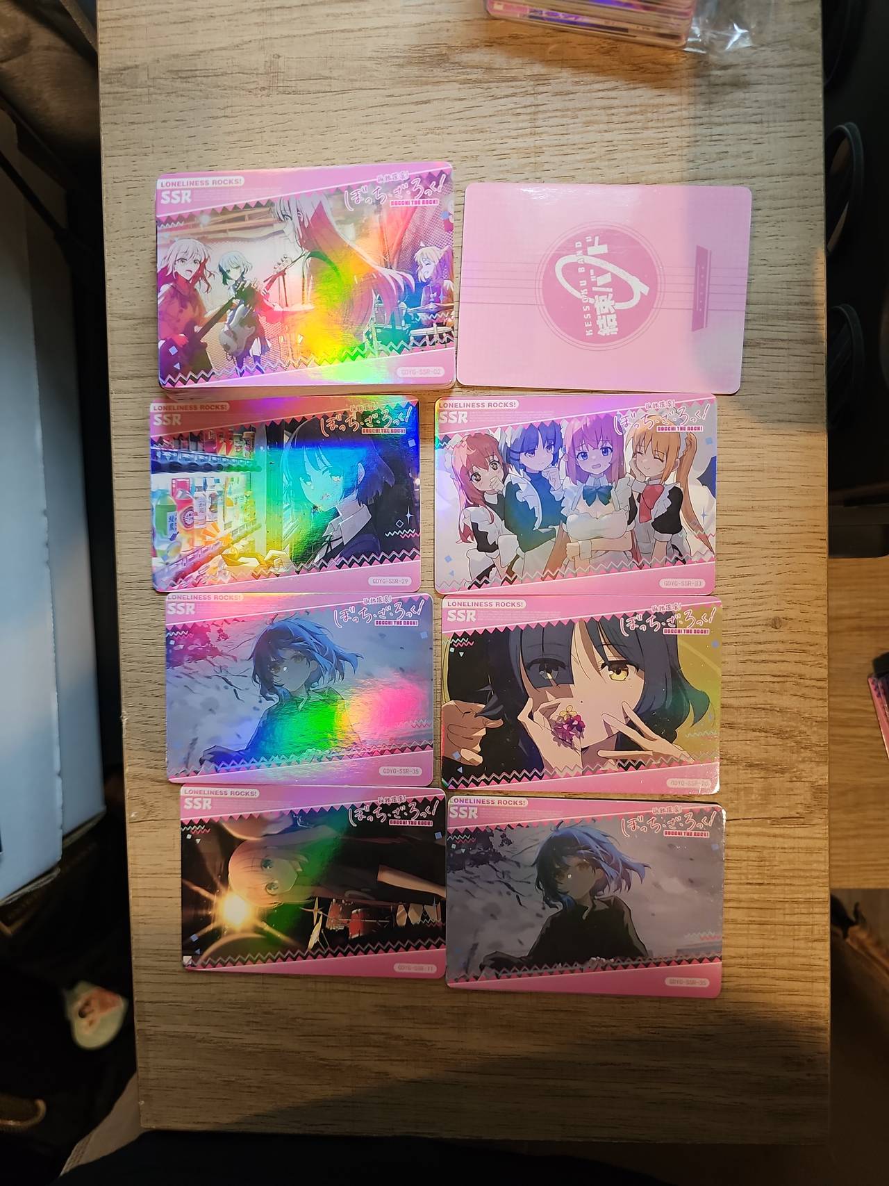 Bocchi the Rock! SSR Holographic Trading Card Set (30 Cards)