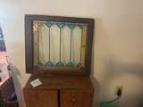 Antique Stained Glass Window Panel - Image 4