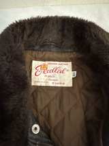 Vintage Leather Bomber Jacket - Image 2